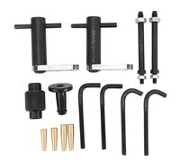 Fuel Injector Rail Assembly Remover Tool EN 49245, Professional Fuel Injector Seals Removal Kit, Steel Injector Rail Remover for Hitachi Continental Delphi Engines 2.0L-6.2L
