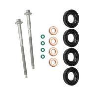 Fuel Injector Seal and Bolts Repair Set for Ford Fiesta | Injector Seal Washer O-RingBolts,Compatible with Ford Fiesta 1372494/1378433/6C1Q-6K780-AB