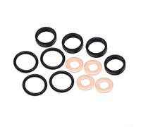 Fuel Injector Seal Washers O Rings 12pcs 90502704 Compatible with For Vauxhall For Opel For Astra G, Omega B, Zafira A 2 0DI 2 0DTI 2 2DTI