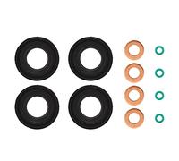 Fuel Injector Seals Washer O-ring, 6C1Q-6K780-AB Injector Seals + Washer + O-ring Oring Fit for Transit MK7 2.2 2.4 3.2 TDCi 2006-2014