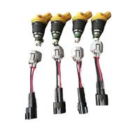 Fuel Injectors for Nissan RB25DET SR20DE SR20DET S13 for Nismo 16600-RR543 HIgh Performance 550cc Yellow Side Feed Fuel Injector Fuel Injectors Nozzle