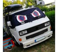 Fuel Lagoon Rocky T25 Window Camper Van Front Screen Curtain Wrap Cover Sleepy Eyes Transporter
