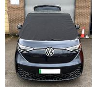 Fuel Lagoon screen cover compatible with the VW ID BUZZ Plain Windscreen Wrap, Camping External Window Cover, Total Black Out