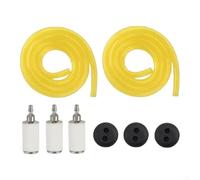 Fuel Line Assembly Kit for Harbor for freight for predator 63022 52cc 2HP Auger,Replacement Fuel Pipe with Filters for Spiral Drill, Plastic Construction