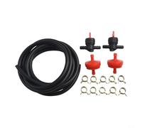 Fuel Line Hose 1/4" ID 3/8" OD Kit 7ft Flexible Tubing for Chainsaw Blower Garden Machine Fitting
