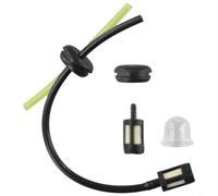 Fuel Line Kit 21cm Pipe Filter Grommet for Chainsaw | Nitrile rubber hose, oil resistant, high for temp tolerance, 3mm inner diameter, build