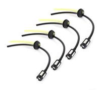 Fuel Line Kit with ABS Construction Tank Filter Assembly and Hole Seal Grommet for Small Internal Combustion Engines 4PCS