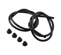 Fuel Line Tank Grommet Replacement Kit with Rubber Lines and Grommets Compatible with FS85 KM85 FC75 FS76 FS74 BR320 BR340 BR400 BR420 String Trimmer Parts 630mm Length Black