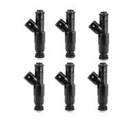 Fuel Nozzle 6Pcs for Cherokee for Wrangler 4.0L 1999-2004 Upgrade 4-Hole Fuel Injectors 0280155784 4854181 4667938 Injector Nozzle