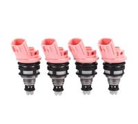 Fuel Petrol Injector Nozzle For 1991-1999 For Nissan For Sentra For 200SX For NX 1.6L L4 GA16DE Engine 4PCS Fuel Injector Nozzle 16600-57Y01