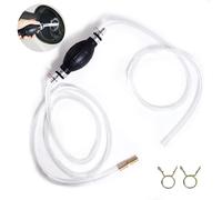 fuel petrol syphon pump, water liquid transfer pump kit, manual hand siphon transfer pump with 2m hose for liquid water, fish tank, gas gasoline