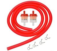Fuel Pipe 4mm 45cm for ATV Dirt Bike(red)