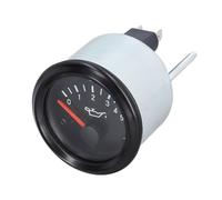 Fuel Pressure Gauge Meter, 52mm LED Backlit Oil Pressure Gauge Tester 0-5 Bar Easy Installation for Engine (12V 350-030-003)