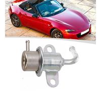 Fuel Pressure Regulator for Mazda for miata MX5 1990-1993, OEM B61P-13-280, Metal Direct Replacement Part, Black or Silver Finish