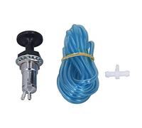 Fuel Primer, Pump Kit Replacement for Cat Primer Plunger SkiDoo Metal with Hose Tee Adapter