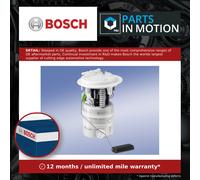Fuel Pump fits PEUGEOT 308 CC, GTi, Mk1 1.6 In tank 07 to 13 Bosch 1525NR New