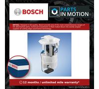 Fuel Pump fits RENAULT LOGAN Mk1 1.4 In tank 04 to 16 K7J710 Bosch 172024388R