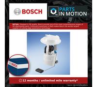 Fuel Pump fits PEUGEOT 206 1.1 In tank 98 to 13 Bosch 1525Y1 Quality Guaranteed