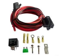 Fuel Pump Relay Wiring Harness Kit with 40A Heavy Duty Relay Inline Fuse Block and Pre Stripped Color Coded Wires for 12V Systems