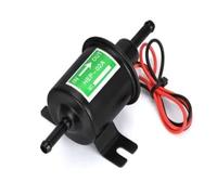 Fuel Pump Universal 12V/24V Car Electric Fuel Pump HEP-02A Diesel Petrol Gasoline Bolt Fixing Wire Low Pressur Auto Carbureto Modification(Black 12V)