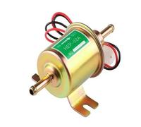 Fuel Pump Universal 12V/24V Car Electric Fuel Pump HEP-02A Diesel Petrol Gasoline Bolt Fixing Wire Low Pressur Auto Carbureto Modification(Gold 12V)