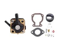 Fuel pumps 1 Pcs Fuel Pump For Johnson For Evinrude 6-15hp Motor & 1 Set Carburetor Repair Kit With Float 4-15 Ps Electric Fuel Pump