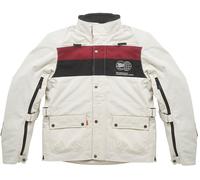Fuel Rally 2 waterproof Motorcycle Textile Jacket, white, size 3XL for Men