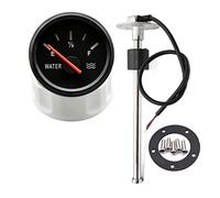 Fuel Sending Unit 52mm Fuel Level Gauge Car Meter Oil Tank Indicator with Red Color Backlight for Fuel Level Sensor 150/200/250/275/300mm 0-190ohm(Water BS with 150mm)