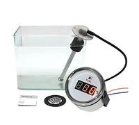 Fuel Sending Unit 52MM Fuel Level Gauge with Red Backlight 100MM 125MM 150MM 200MM 250MM 400MM Oil Liquid Tank Fuel Level Indicator 0-190ohm(Gauge X 425mm Sensor)