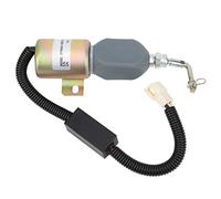 Fuel Shut Off Solenoid Valve, Electric Flameout Solenoid for YC Generator and DFM Series, DC12V Engine Stop Valve with Iron Shell for Low Oil Pressure Protection