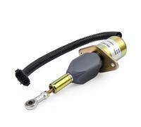 Fuel ShutOff Solenoid 12V 24V Engine Fuel Shutdown Solenoid Valve 3930233 SA-4335-24 SOL22024 Fit for Cummins Fit for Komatsu Magnetic Valve(24V)