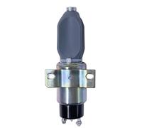 Fuel ShutOff Solenoid Accelerator 1751 Switch Start Controller Diesel Generator Set Flameout Solenoid Valve 12V/24V Stop Valve Throttle Stop Solenoid Valve(1751 3-wire 24V)