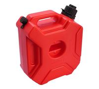 Fuel Storage Tank 5L HDPE Motorcycle Fuel Container with Lockable Bracket Secure Key Lock Anti Leak Spill Proof Portable Fuel Can for Car Bike Outboard Motor Boat