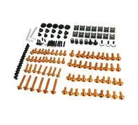 Fuel Supply Nuts Bolts For TDM 900 850 TDM850 4TX 3VD TDM900 Motorcycle Accessories Complete Fairing Bolts Kit Screws Nut(Gold)