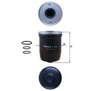Fuel Supply System Fuel Filter Mahle KL1193D Fits Hyundai Kona In-Line Filter