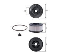 MAHLE KX 591D Fuel filter