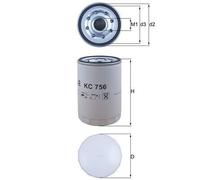 Fuel Supply System Fuel Spin-on Filter Mahle KC756 Fits VOLVO RENAULT TRUCKS