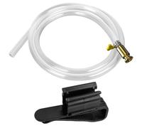 Fuel Syphon Pump 200 cm, Siphon Pump, Self Priming Gas Siphon Pump, Siphoning Hose, Priming Syphon Hose Pump, Hand Siphoning kit, for Car Petrol Jerry Can Transfer, 1 x Water Hook und Clamp
