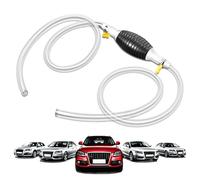 Fuel Syphon Transfer Pump, Oil pump,1m/1.5m/2m/3m Hand Siphon Fuel Pump with Fuel Line Hose,Petrol Syphon Pump, Manual Car Fuel Pump for Gasoline Gas Diesel Oil Petrol Water Liquid Fish Tank (1M)