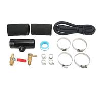 Fuel Tank Auxiliary Installation Kit 11408 Professional High Compatibility Leak Proof Design for Super Duty Sierra Trucks ABS Metal 1 3/4in Size (Black)