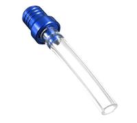 Fuel Tank Breather Pipe,Anti Reverse Gas Fuel Petrol Tank Cap Valve Vent ATV Dirt Bike (Blue)