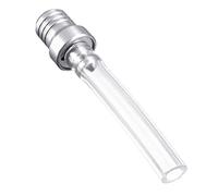 Fuel Tank Breather Pipe,Anti Reverse Gas Fuel Petrol Tank Cap Valve Vent ATV Dirt Bike (Chrome)