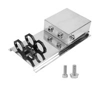 Fuel Tank Can Silver Leakproof Rugged Heat Resistant Under Car Fuel Tank with 044 Pumps Mount for Car 2.5L Capacity Aluminum Alloy Universal Fit