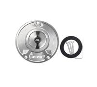 Fuel Tank Cap Cover Compatible With CB600F Hornet 599 CB1000 CB1000R CB1300 CBR600RR CBR900RR CBR929RR CBR954RR CBR400RR(Sliver Black CB)