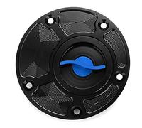 Fuel tank cap fast open plug for Yamaha FZ1 FZ6 FZR YZF R1 R6 YSR50 Fazer (Blue-Black)