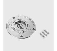 Fuel Tank Cap/Fit For Kawasaki Z900 RS Z900RS Cafe 2018-2025 Ninja H2 H2R Spin Locking Fuel Tank Cover Rapid Gad Cap Quick Action Gas Fuel Tank(Silver)