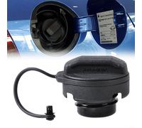Fuel Tank Cap for Golf 1986-2006, A3/A4/A6/A8, Octavia, Seat Ibiza/Toledo/Cordoba, ABS Plastic with Tether, Black