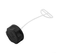 Fuel Tank Cap for Hedge Trimmer, Brush Cutter, Multi-Tool & Petrol Garden Tools - 45mm Outer Diameter, Plastic Replacement Cap Compatible