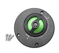 Fuel Tank Cap For Kawasaki ER6N ER6F Z1000/SX Z800 Z750 ZX6R ZX10R ZZR1400 GTR1400 Ninja 1000 VULCAN S 650 Motorbike Gas Cover Keyless Quick Release (Green)