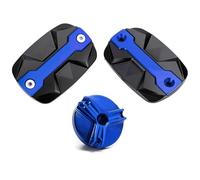 Fuel Tank Cap For TMax 560 TMAX 530 500 TMax530 SX DX For TECH MAX TMAX560 Front Brake Fluid Reservoir Cover Oil Filler Cap(3PCS-Blue)